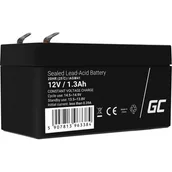 Baterie do zasilaczy awaryjnych UPS - Green Cell Akumulator bezobsługowy AGM VRLA 12V 1.3Ah do systemów alarmowych i zabawek AGM41 - miniaturka - grafika 1