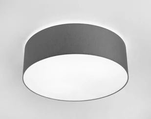 Nowodvorski Abażurowa LAMPA sufitowa CAMERON 9682 okrągła OPRAWA plafon minimalistyczny szary - Lampy sufitowe - miniaturka - grafika 1