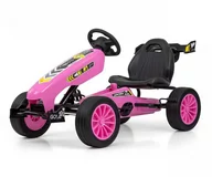 Jeździki dla dzieci - Gokart na pedały Rocket Pink - miniaturka - grafika 1