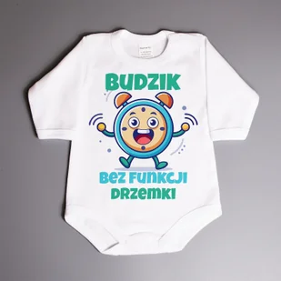 Budzik bez funkcji drzemki - body niemowlęce - Body dla niemowląt - miniaturka - grafika 1
