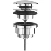 Korki do umywalek - Tres 1.61.840  SIMPLE-RAPID Korek do umywalki typu KLICK-KLACK, duży, chrom - miniaturka - grafika 1