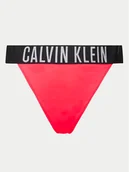 Stroje kąpielowe - Calvin Klein Swimwear Dół od bikini KW0KW02665 Czerwony - miniaturka - grafika 1