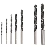 Wiertła - MEGA Wiertła do drewna kpl szt.5 4-10mm) w etui <121105> - miniaturka - grafika 1