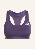 Biustonosze - Adidas Biustonosz Sportowy Adizero lila - miniaturka - grafika 1
