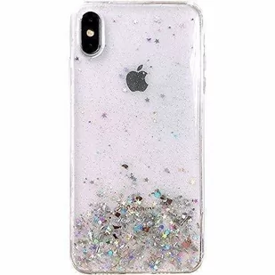 Wozinsky Star Glitter błyszczące etui pokrowiec z brokatem Samsung Galaxy A42 5G przezroczysty - Etui i futerały do telefonów - miniaturka - grafika 1