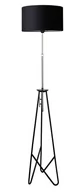 Lampy stojące - Dekoracyjna, czarna lampa podłogowa 51-80141 z serii FLOAT  - miniaturka - grafika 1
