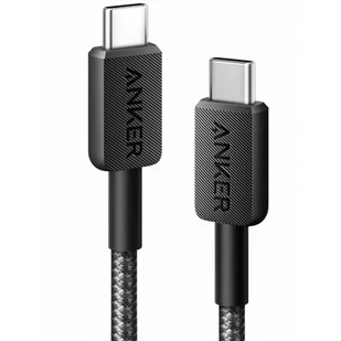 Kabel Anker 322 USB-C do USB-C 1.8m czarny - Kable USB - miniaturka - grafika 1