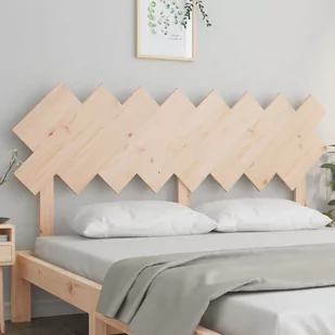 Lumarko Wezgłowie łóżka, 159,5x3x80,5 cm, lite drewno sosnowe - Inne meble do sypialni - miniaturka - grafika 4