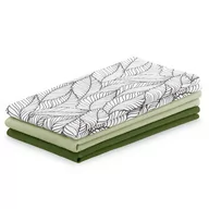 Ręczniki - Ręcznik kuchenny LETTY kolor zielony drukowany motyw nowoczesny styl nowoczesny 50x70 ameliahome - KIT/AH/LETTY/MIX/GRAIN/GREENS - miniaturka - grafika 1