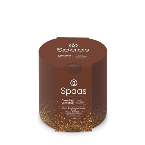 Spaas Winter Glow świeca zapachowa z dwoma knotami 55h - Charming Christmas (Urocze Święta)