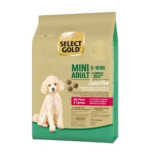 SELECT GOLD Sensitive Mini Adult Konina i tapioka 1 kg - Sucha karma dla psów - miniaturka - grafika 1