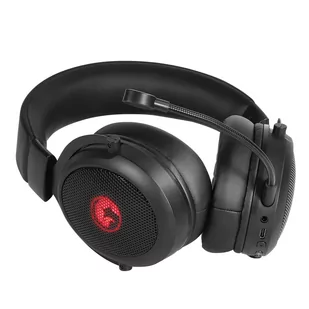 Marvo HG9088W, słuchawki, regulacja głośności, czarna, kompatybilne z PS4, PS5, PC, Android i Switch, podświetlane typ USB dongle - Słuchawki - miniaturka - grafika 3