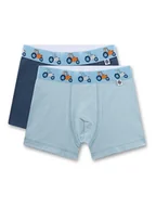 Majtki dla dzieci - Sanetta Bokserki (2 pary) w kolorze błękitno-niebieskim - miniaturka - grafika 1