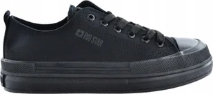 BUTY damskie trampki BIG STAR na platformie tenisówki LL274967 czarne 39 czarny r.39 - Trampki damskie - miniaturka - grafika 1