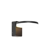 Lampy ogrodowe - QAZQA Nowoczesny kinkiet zewnętrzny czarny w tym LED IP54 - Esmee - miniaturka - grafika 1