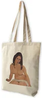 Torby i wózki na zakupy - Torba bawełniana Siedzący akt Amedeo Modigliani - miniaturka - grafika 1