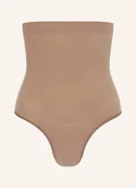 Majtki damskie - Spanx Stringi Spanx Spanxsculpt™ Seamless Power beige - miniaturka - grafika 1
