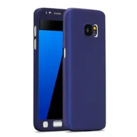 Etui i futerały do telefonów - Etui na telefon komórkowy Pokrowiec ochronny na Samsung Galaxy S7 Edge Pełne etui Ochrona wyświetlacza 360 Niebieski - miniaturka - grafika 1