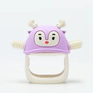 Gryzaki dla dzieci - Smily Mia, Gryzak dla niemowlaka, Renifer Purple - miniaturka - grafika 1