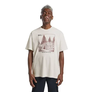 Męski t-shirt Jack Wolfskin FREEROAMER T M cotton white - M - Koszulki męskie - miniaturka - grafika 1