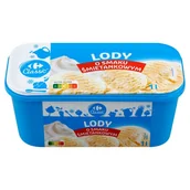 Lody i desery lodowe - Carrefour Classic Lody o smaku śmietankowym 1 l - miniaturka - grafika 1