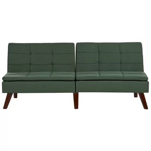 Sofa rozkładana zielona RONNE - Sofy i kanapy - miniaturka - grafika 1