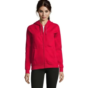 Damska Bluza Z Kapturem Seven Full Zip - Bluzy sportowe damskie - miniaturka - grafika 1