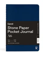 Zeszyty szkolne - Zeszyt Z Kamienia K'Arst Pocket Journal A6 / Miękka Okładka / Gładki / Navy - miniaturka - grafika 1