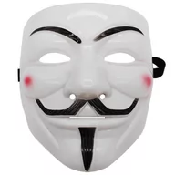 Dodatki do strojów karnawałowych - Maska Anonymous V Jak Vendetta Stop Acta - miniaturka - grafika 1