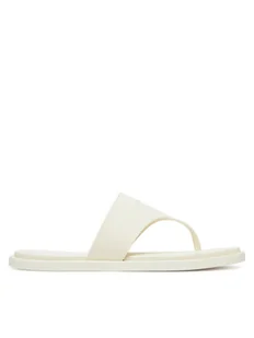Calvin Klein Japonki Toepost Tpu Slide HW0HW02836 Écru - Klapki i japonki damskie - miniaturka - grafika 1