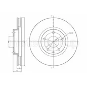 Szczęki hamulcowe - METELLI Tarcza hamulcowa 23-1455C - miniaturka - grafika 1