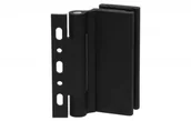 Zawiasy, okucia i inne akcesoria - Zawias WT do tafli szklanej WTA F40 szlif. anoda czarna - miniaturka - grafika 1