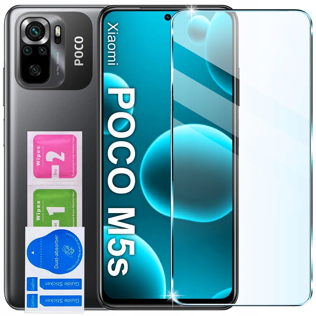 Szkło Hartowane 9H Szybka SZKIEŁKO OCHRONNE do Xiaomi POCO M5s