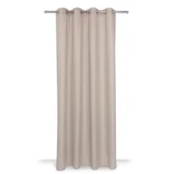 Zasłony - Zasłona 140 x 240 cm beżowa - miniaturka - grafika 1