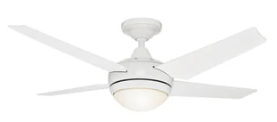 Wentylator sufitowy Sonic White 132 cm z oświetleniem i pilotem zdalnego sterowania - Wentylatory sufitowe - miniaturka - grafika 1