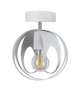Lampex Ringo lampa sufitowa 1-punktowa biała LPX0098/1P - Lampy sufitowe - miniaturka - grafika 1