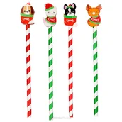 Ołówki - OŁÓWEK Z GUMKĄ ŚWIĄTECZNE PSY I KOTY INCOOD - miniaturka - grafika 1