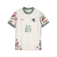 Koszulki sportowe damskie - Młodzieżowa koszulka Palermo F.C. 24/25 PUMA Warm White Eucalyptus Green - miniaturka - grafika 1