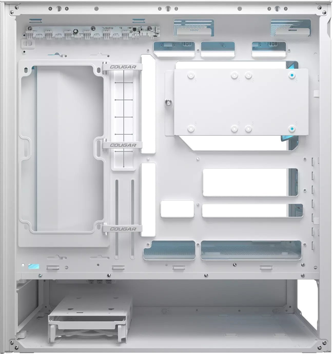 Obudowa Cougar Obudowa Midi-Tower ARGB Mesh Biała CFV235 CGR-2DA4W-M