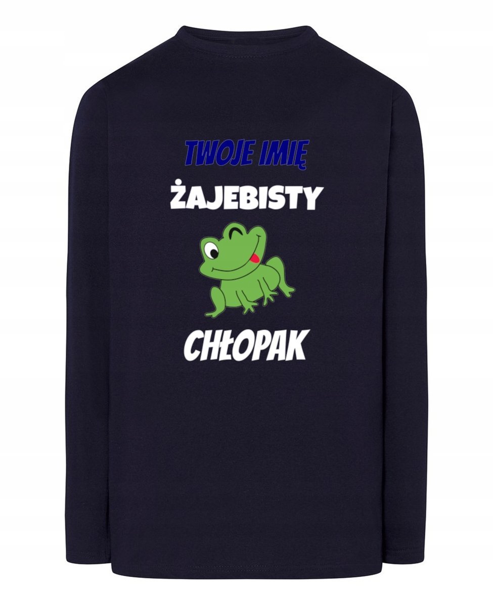 Personalizowany Longsleeve męski Prezent Żaje_bsty Chłopak + Imię r.XXL