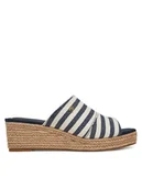 Espadryle damskie - Tommy Hilfiger Espadryle Nautical Stripes Espadrille Mule FW0FW08666 Kolorowy - miniaturka - grafika 1