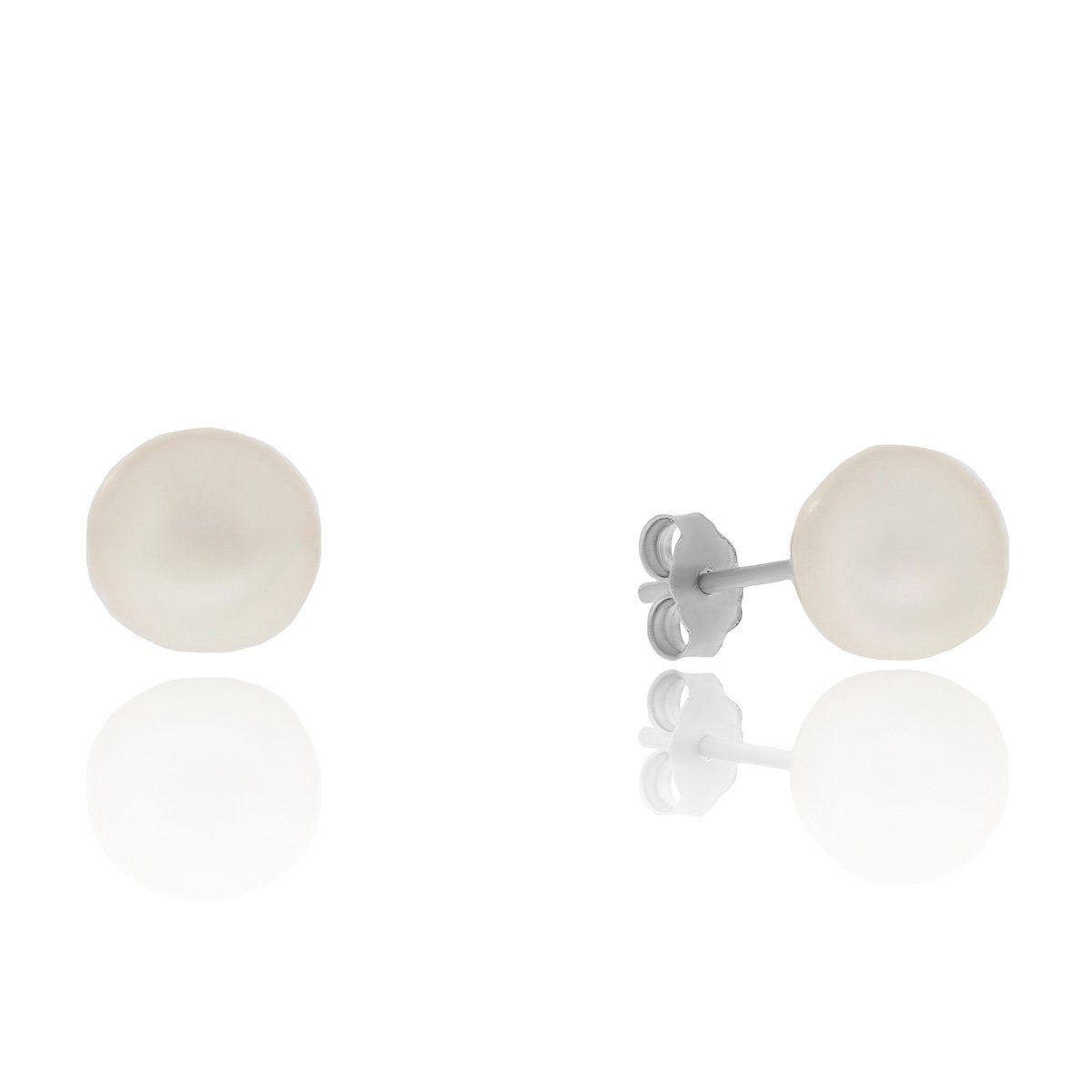 Srebrne kolczyki perełki sztyfty pr. 925