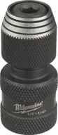 Klucze i nasadki - Milwaukee MILWAUKEE ADAPTER UDAROWY KWADRAT 1/4" x HEX 1/4" - miniaturka - grafika 1
