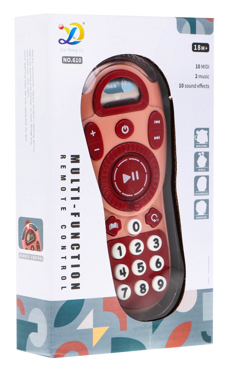 Różowy dla Dzieci Telewizyjny Pilot Dźwięki