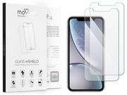 Szkła hartowane na telefon - movear 2 szt. Szkło Hartowane 9H Apple iPhone Xr do Etui GLASS mSHIELD 2.5D selfieEdition 9H AIPXRGPM24A002 - miniaturka - grafika 1