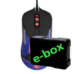 E-Blue Auroza Gaming V2 czarna (EMS668BKAA-IU) - Myszki - miniaturka - grafika 1