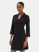 Sukienki - Tommy Hilfiger Sukienka codzienna Modern Cody WW0WW47868 Czarny Regular Fit - miniaturka - grafika 1