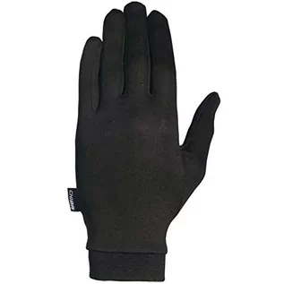Rękawiczki - Chiba jedwabne rękawiczki, rozmiar czarny czarny L - grafika 1
