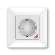 Akcesoria do monitoringu - Extralink Smart Life Wall Socket Set Pro Zestaw inteligentne gniazdko + ramka Kolor Biały, 230V, WiFi - miniaturka - grafika 1