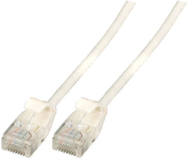 EFB RJ45 kabel połączeniowy U/UTP,Cat.6A,TPE 3,6mm ultraflex,0,25m,w K8108WS.0,25